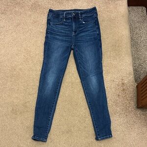 American Eagle Outfitters Dark Blue Skinny Jeans
